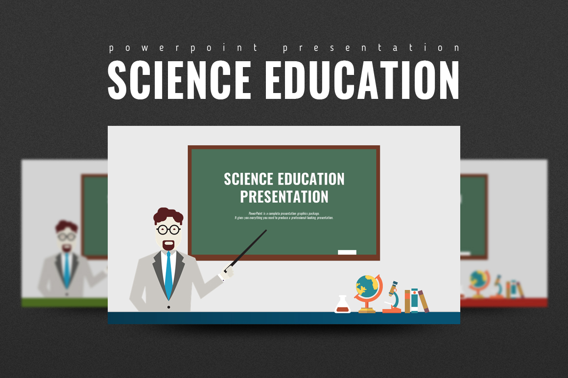 Science Education Presentation PowerPoint template