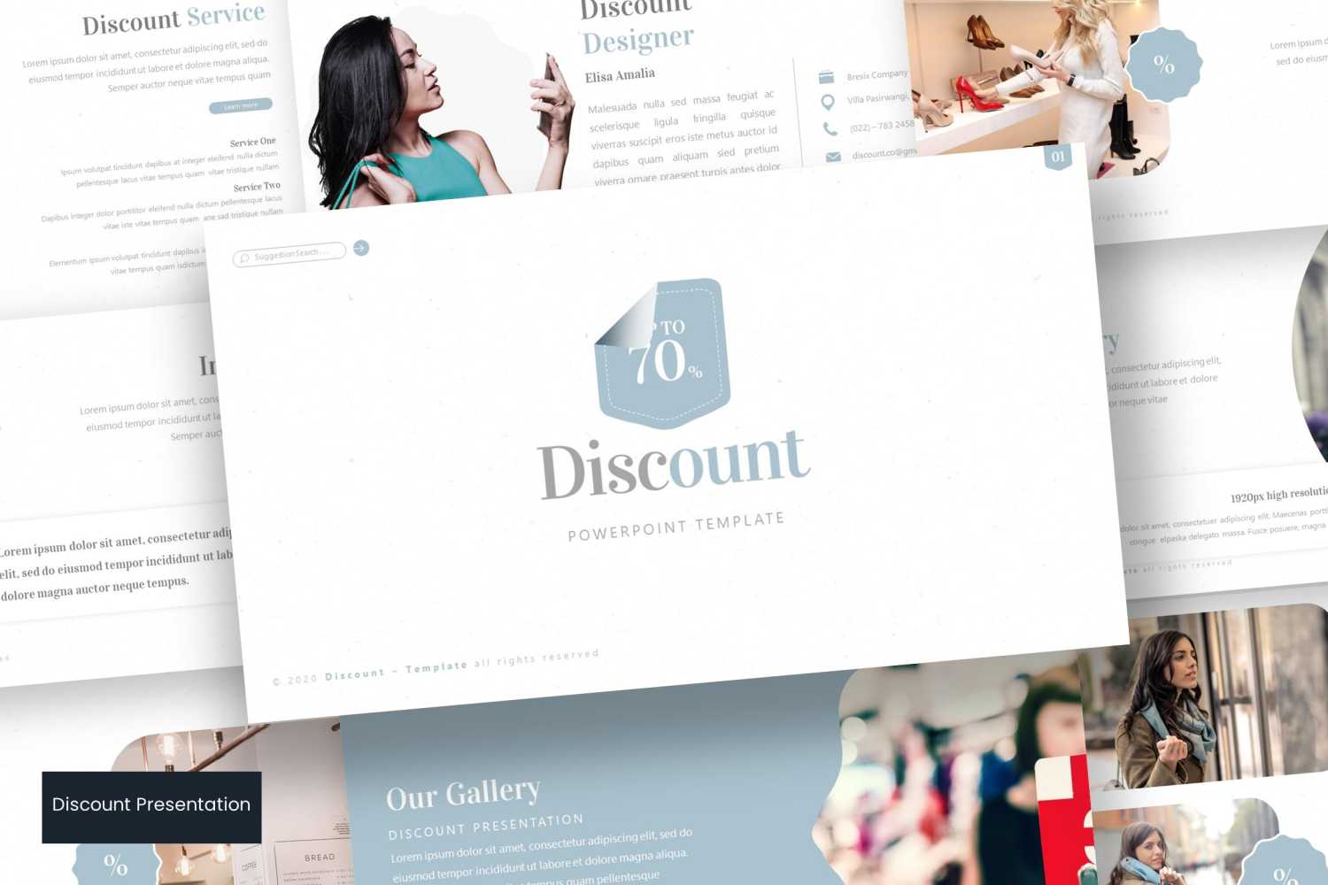 Discount PowerPoint template