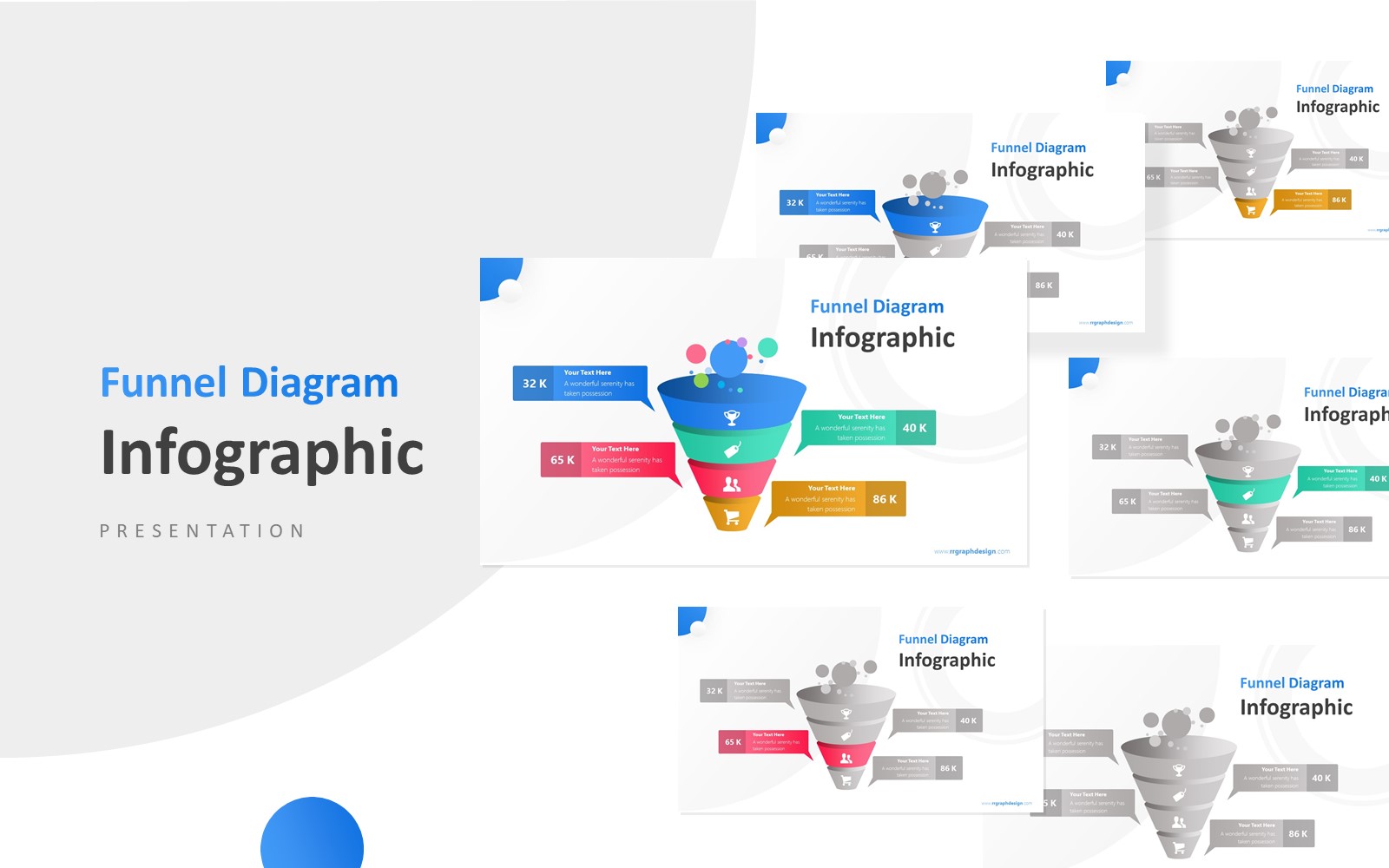 Leading Strategy Funnel  Infographic Presentation PowerPoint template