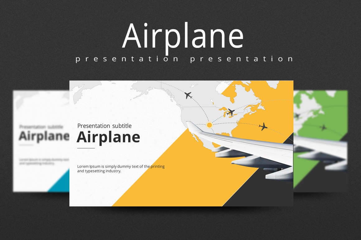 Flight PPT PowerPoint template