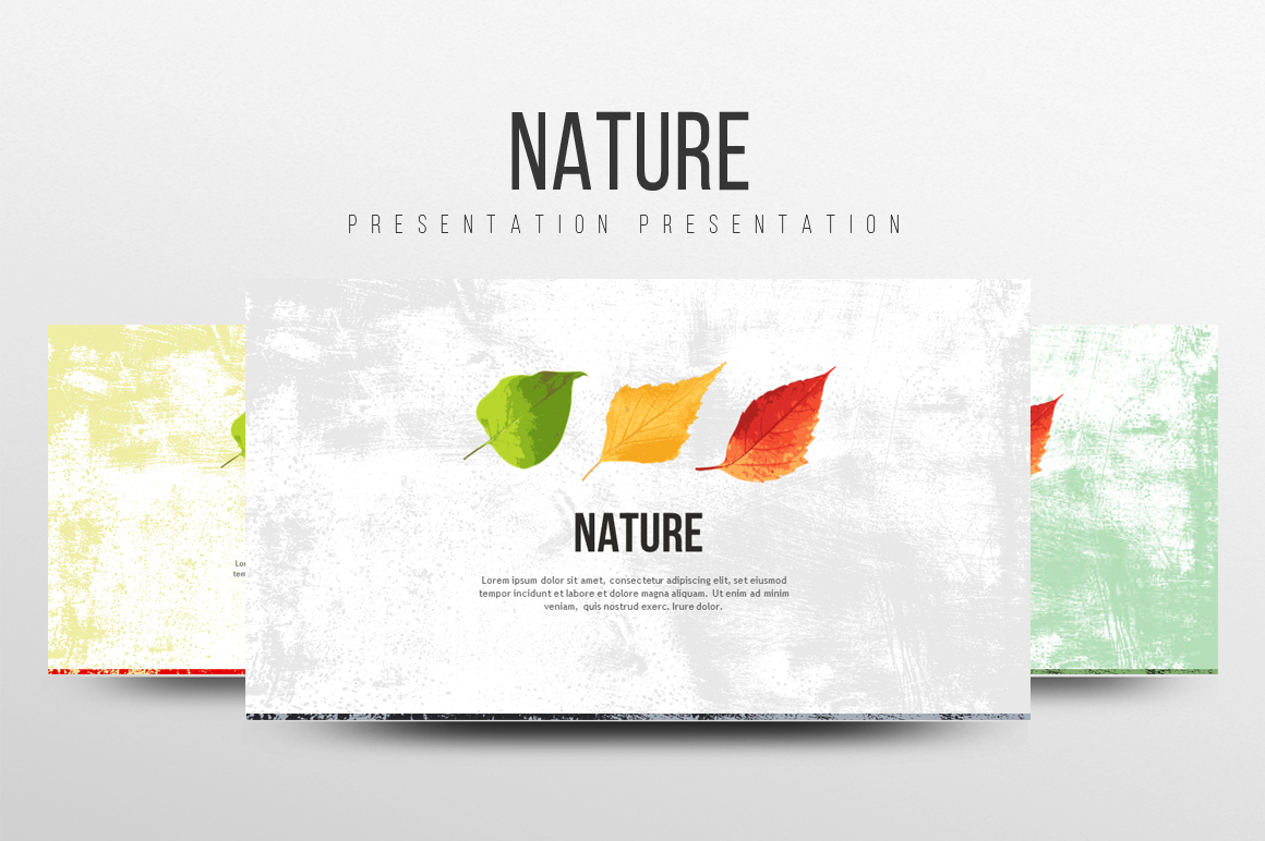 Nature PowerPoint template