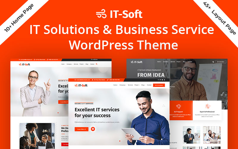 IT-Soft - IT Solutions Business Consulting WP Theme