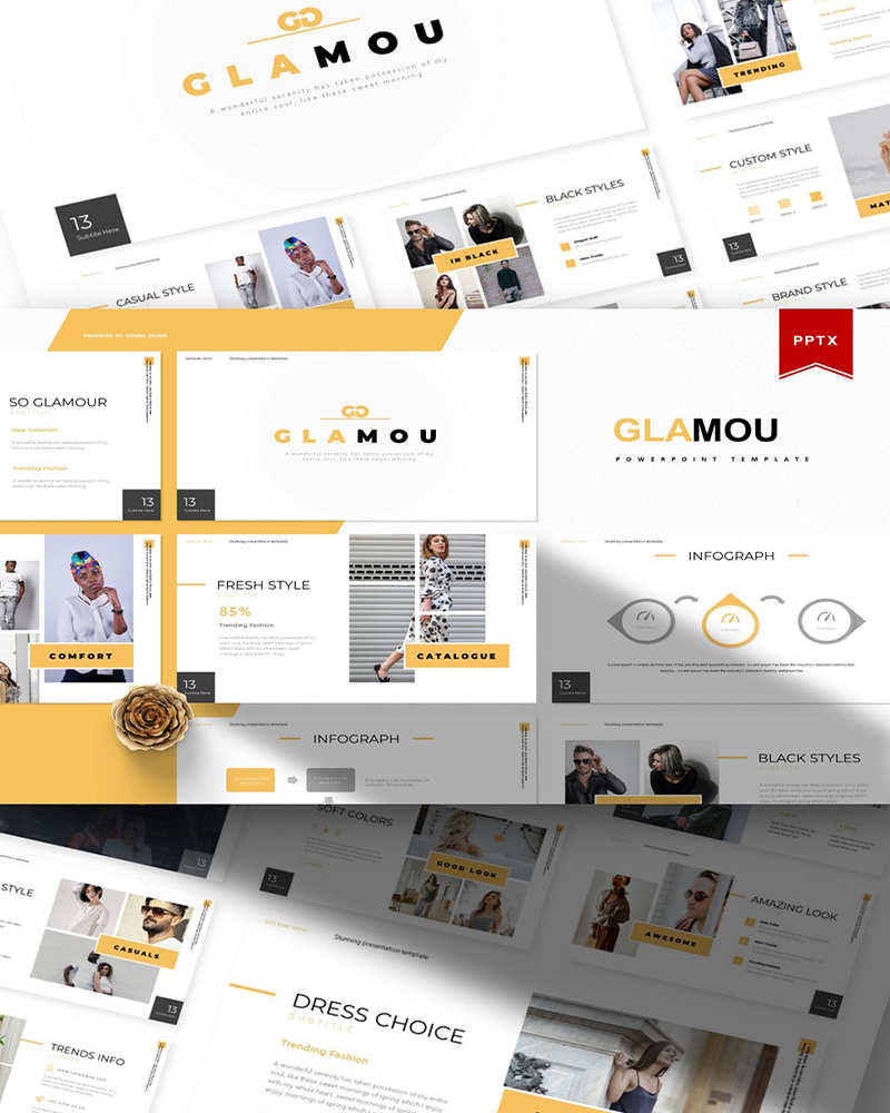 Glamou | PowerPoint template