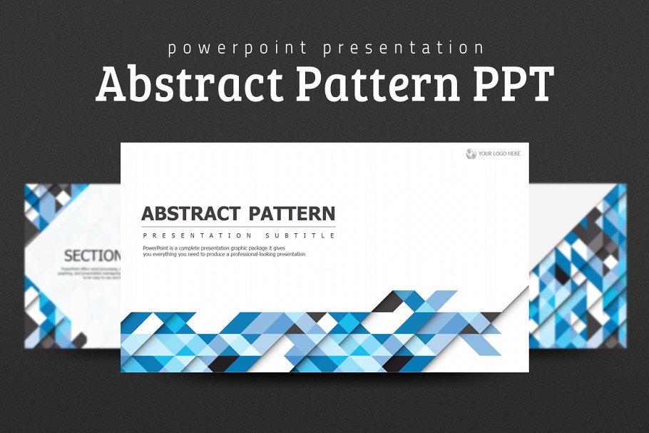 Abstract Pattern PPT PowerPoint template