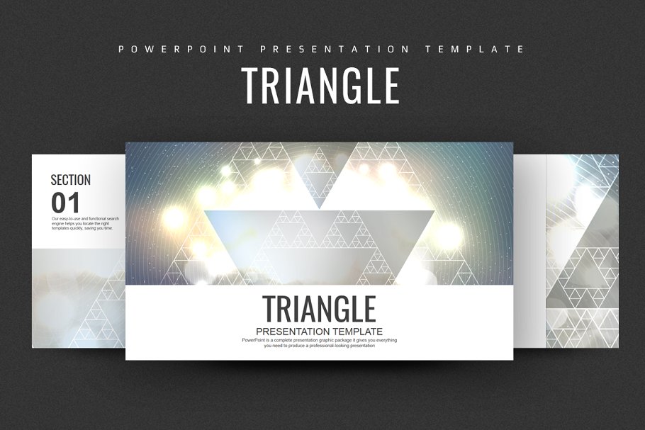 Triangle PowerPoint template