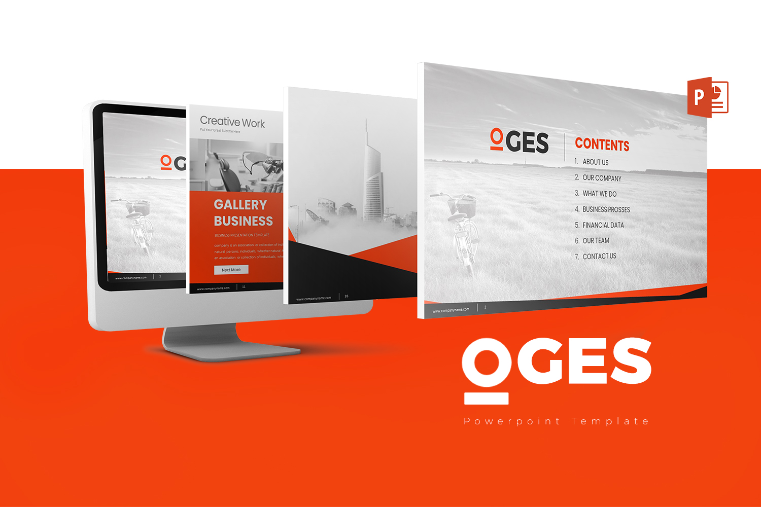 Oges Presentation PowerPoint template