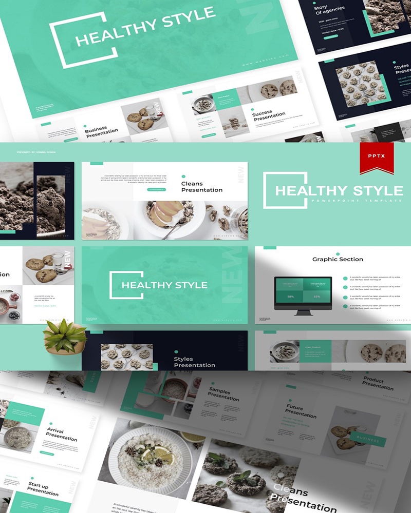 Healthy Style | PowerPoint template