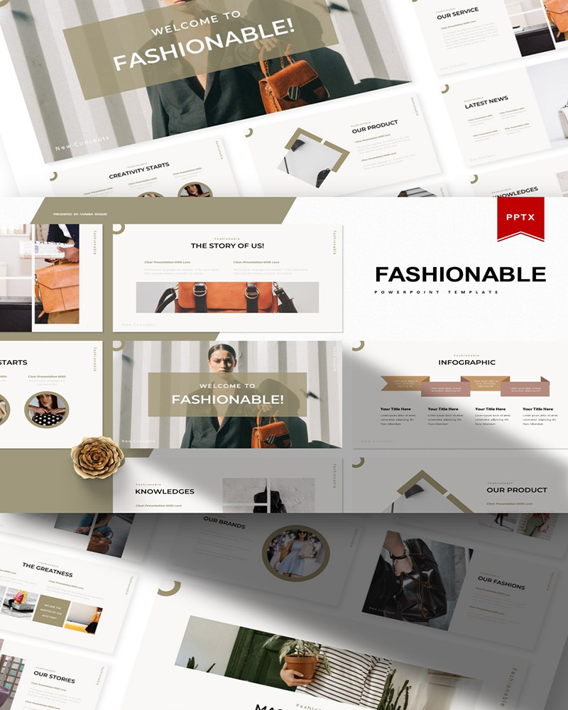 Fashionable | PowerPoint template