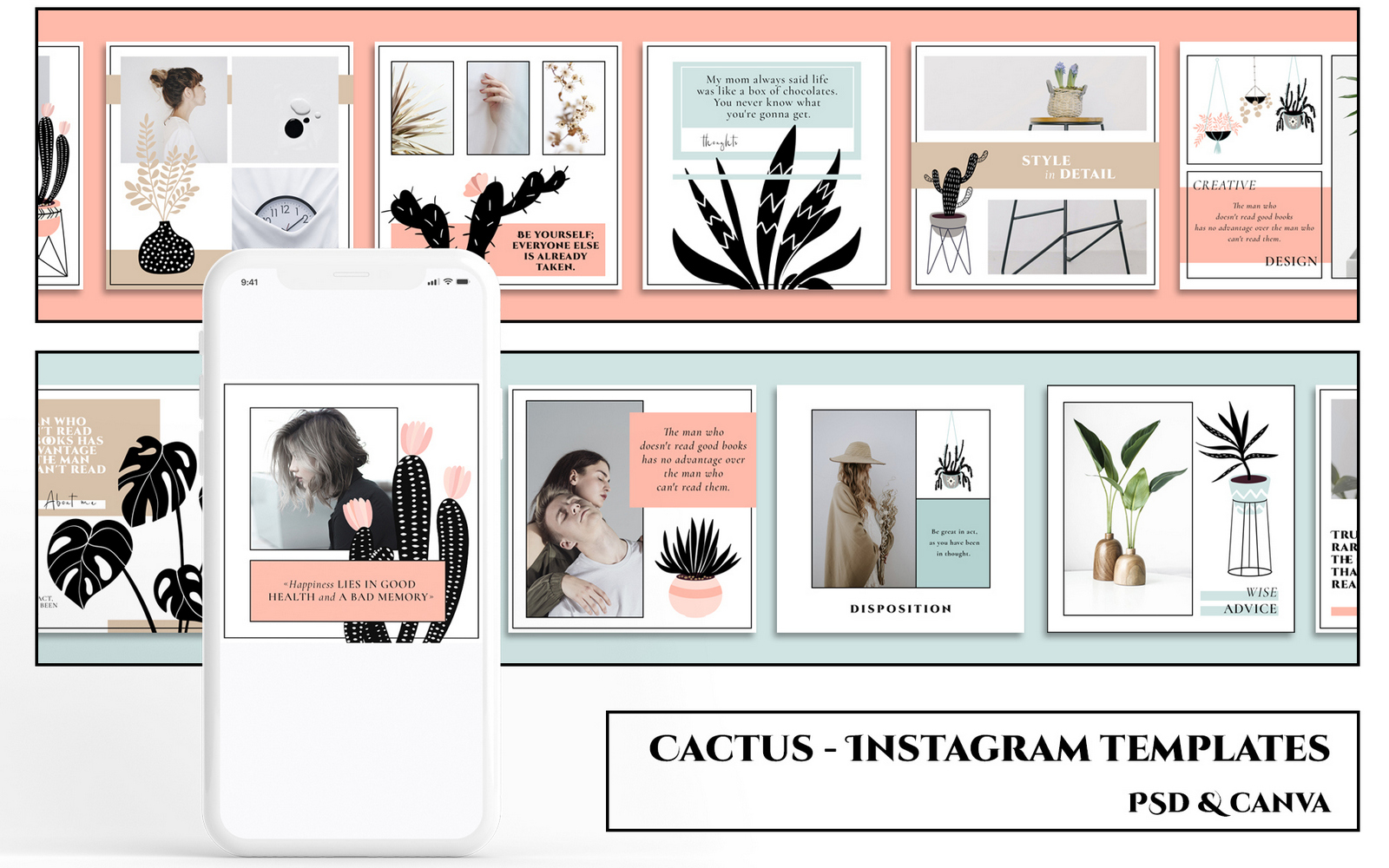 CACTUS - Instagram Templates Social Media