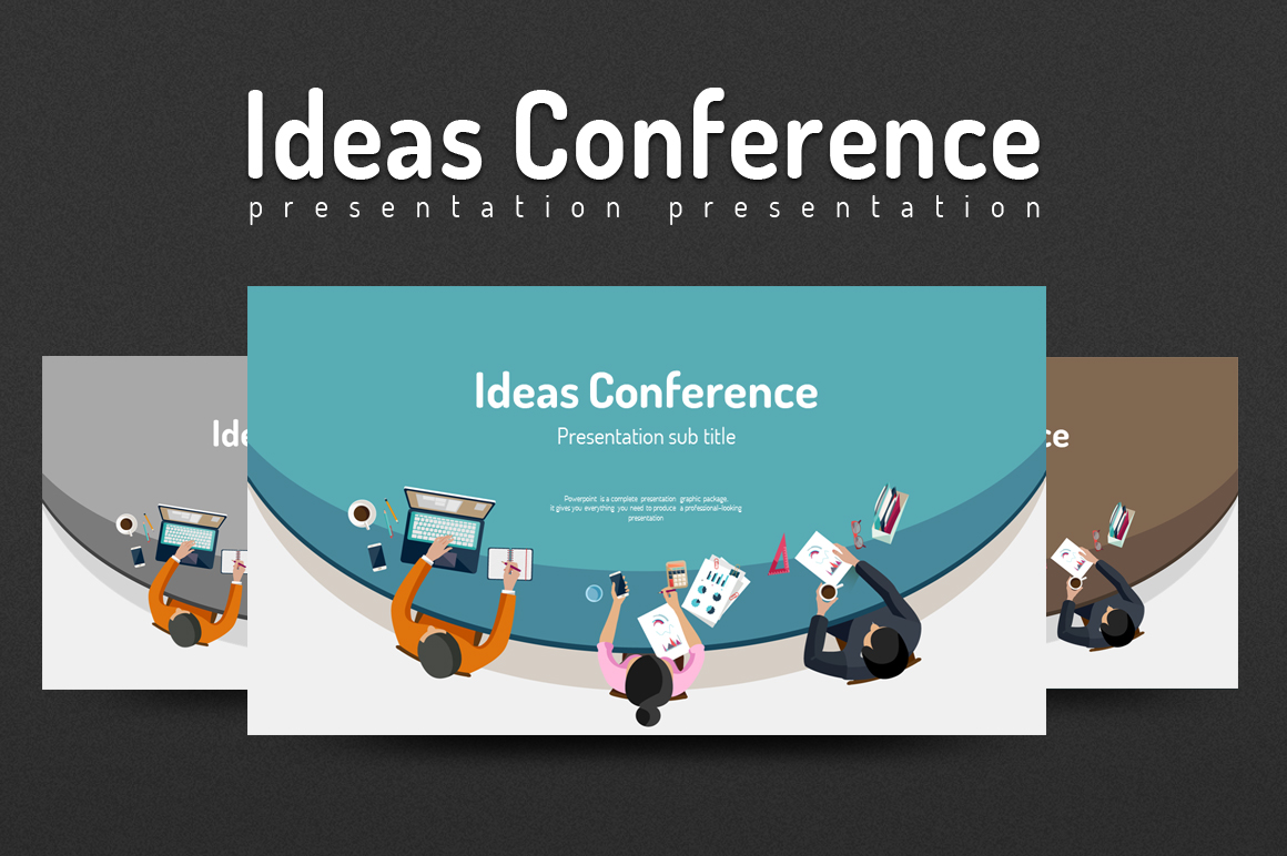 Ideas Conference PowerPoint template