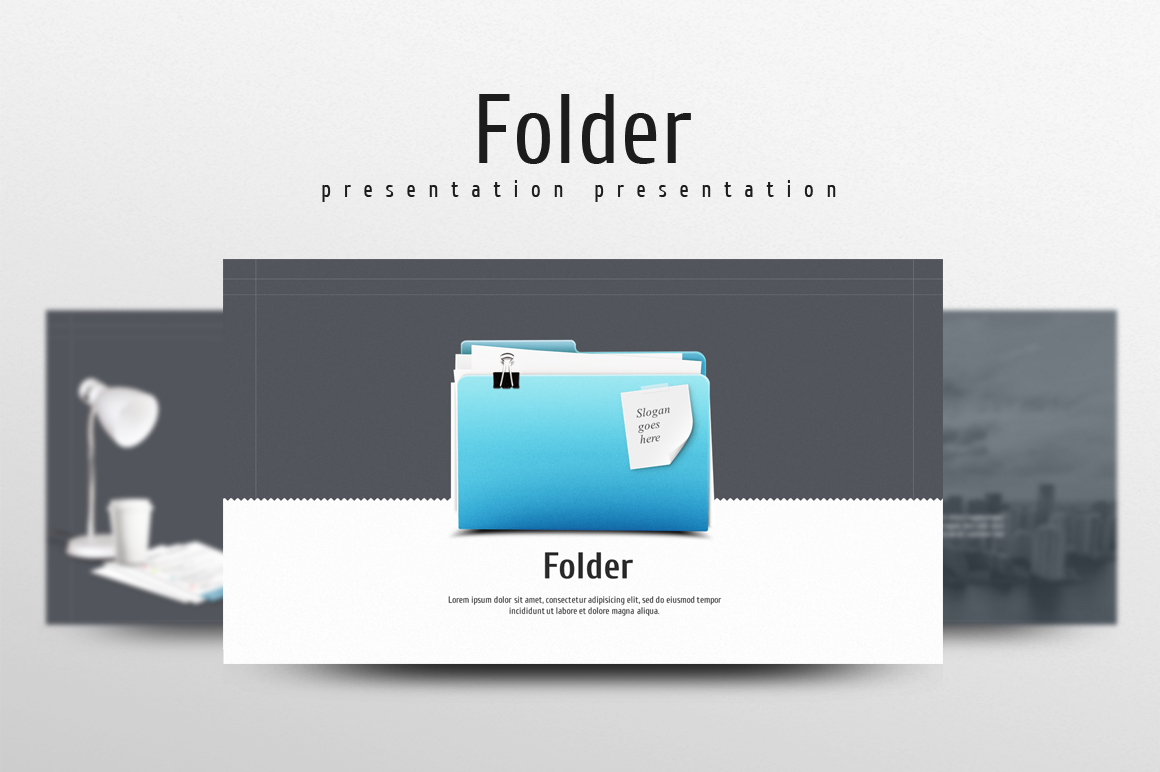 Folder PowerPoint template