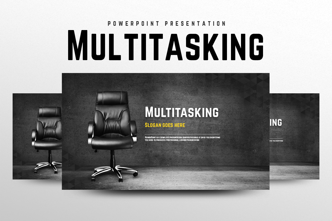 Multitasking PowerPoint template