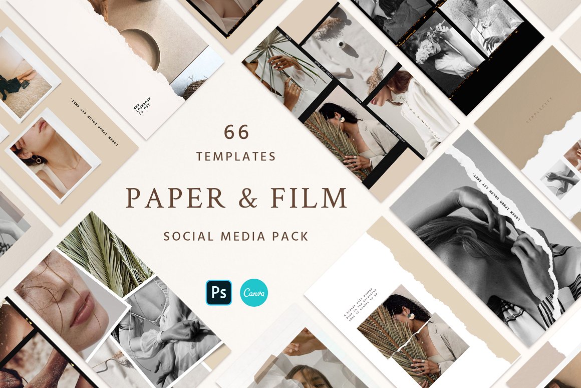 Paper and Film Kit Social Media Template