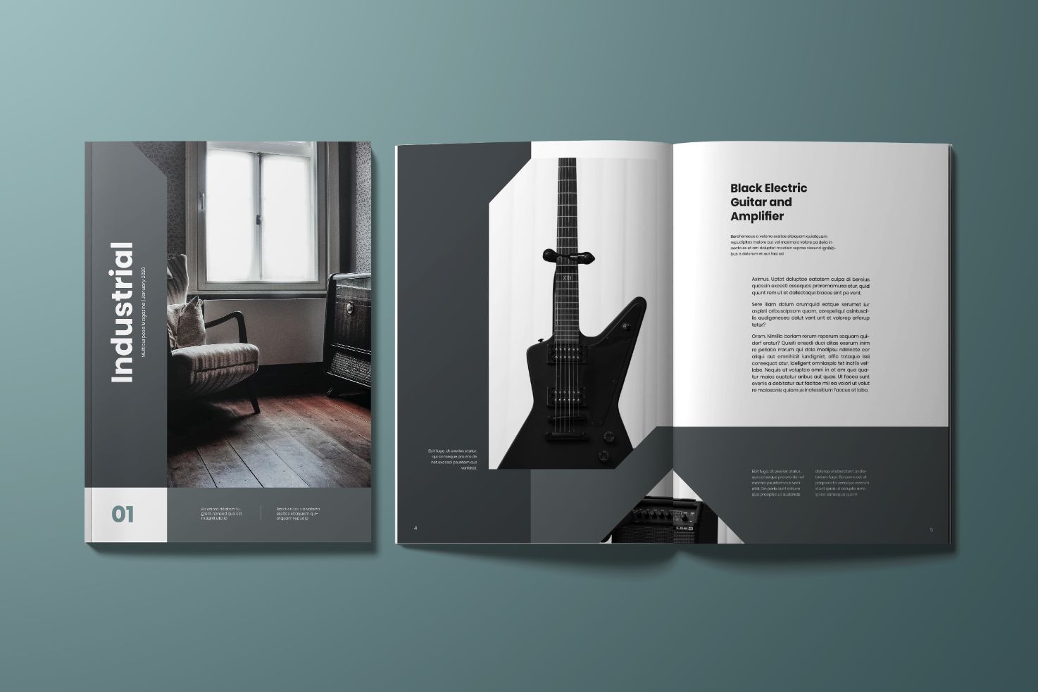 Industrial Magazine Template