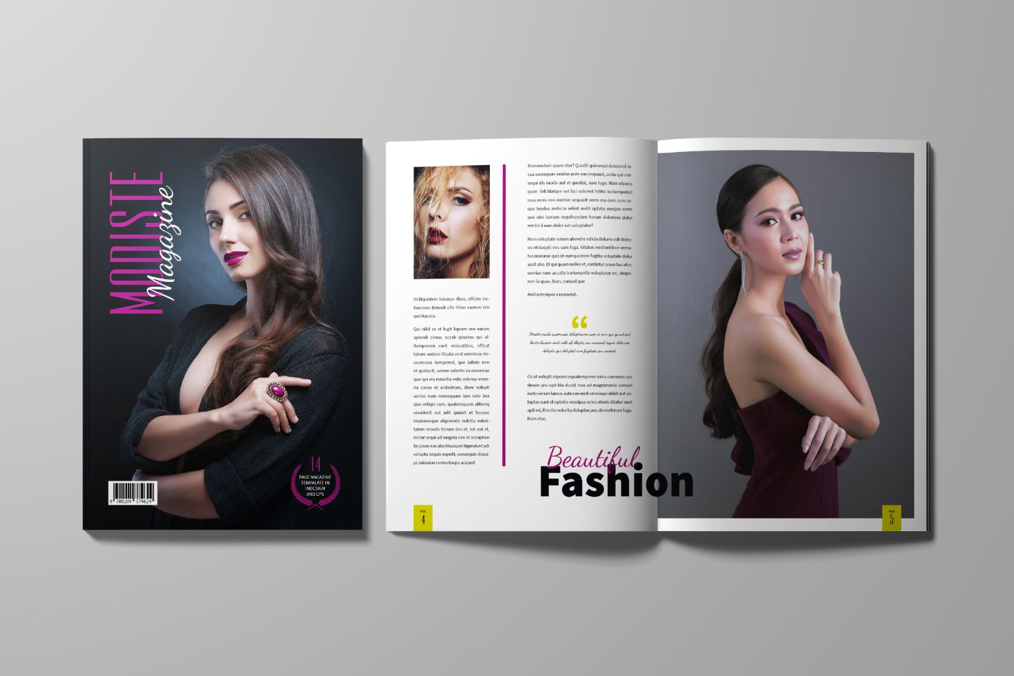 Modiste Fashion Magazine Template