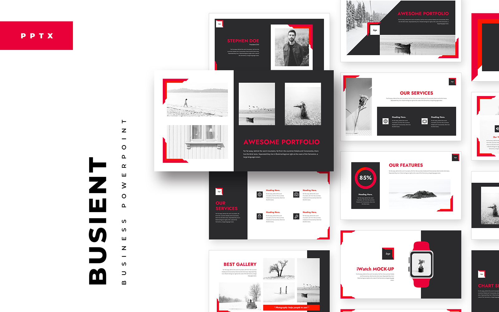 BusiEnt PowerPoint template