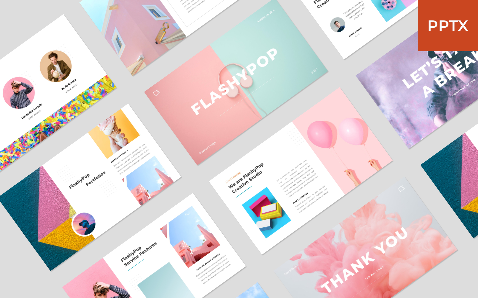 FlashyPop - Business Creative PowerPoint template