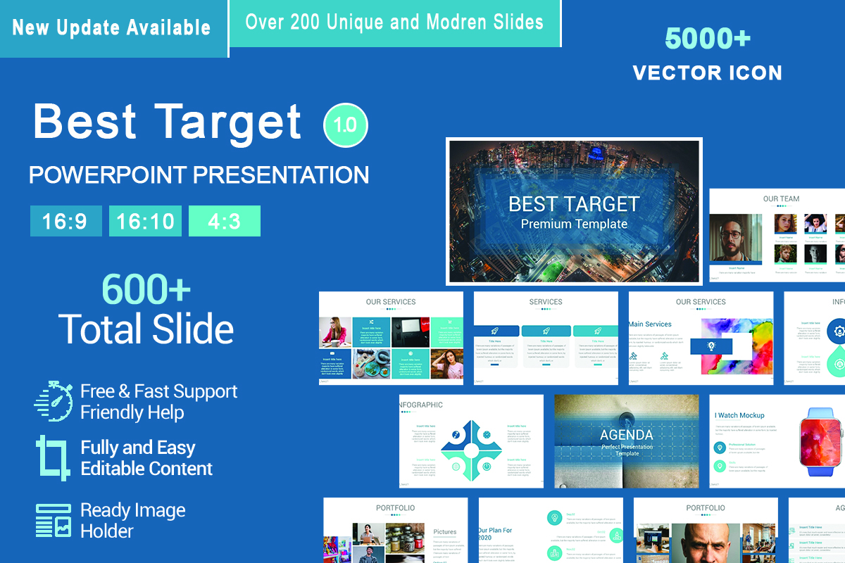 Best Target PowerPoint template