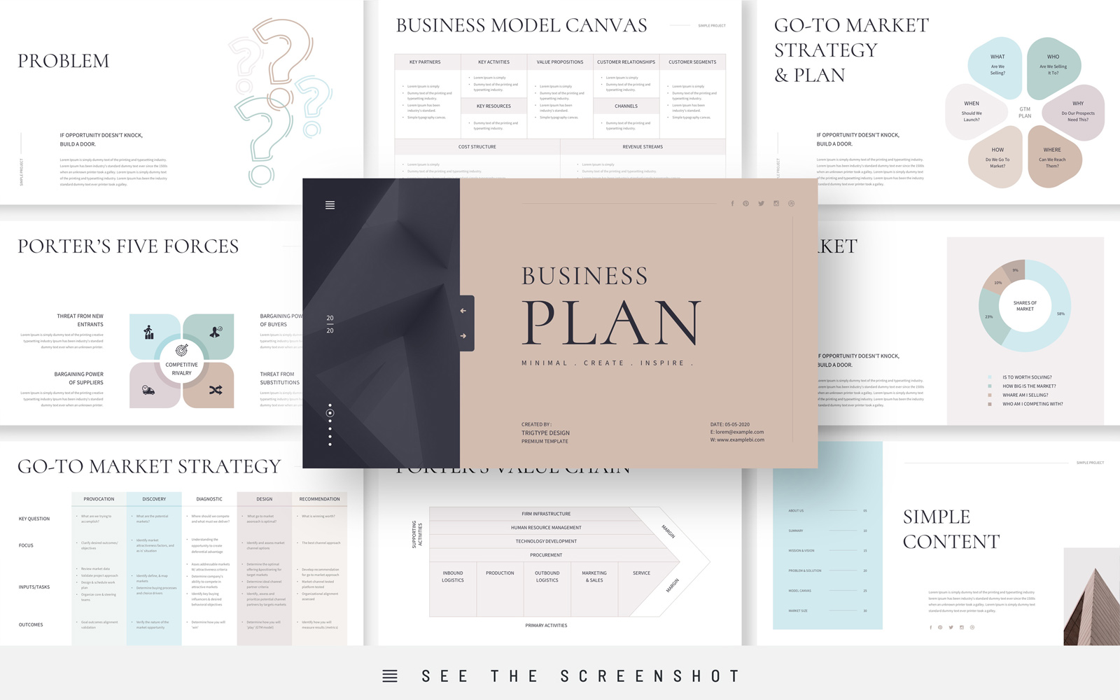 Business Plan Presentation PowerPoint template