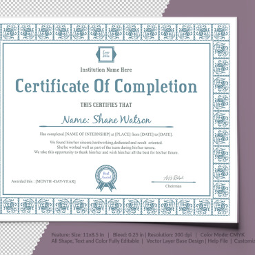 Template Certificate Templates #105820