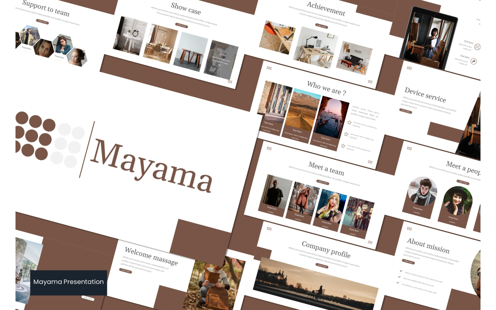 Mayama PowerPoint template