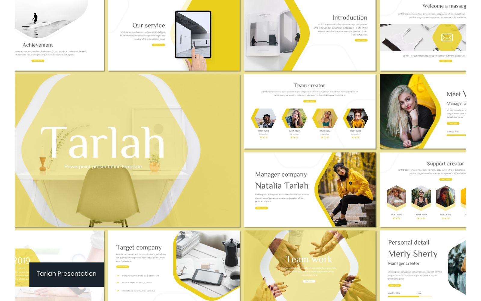 Tarlah PowerPoint template