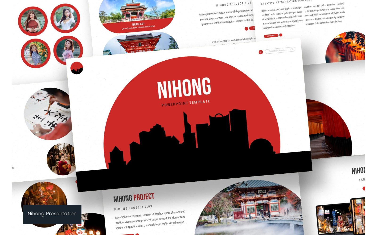 Nihong PowerPoint template