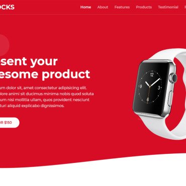 Template Electronice Landing Page #107017