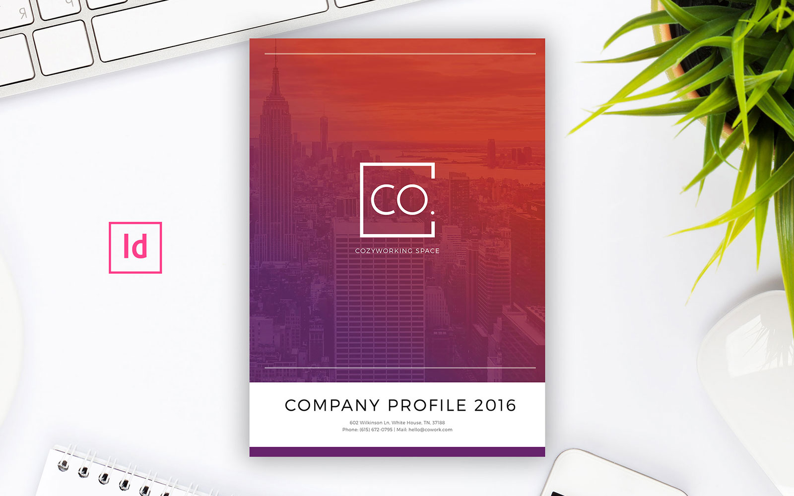 Company Profile Indesign Magazine Template