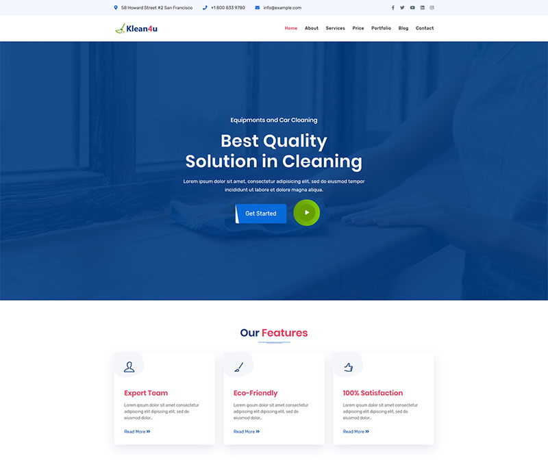 Modèles Landing Page