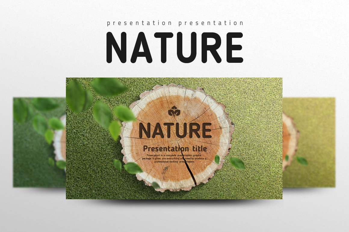 Nature PowerPoint template