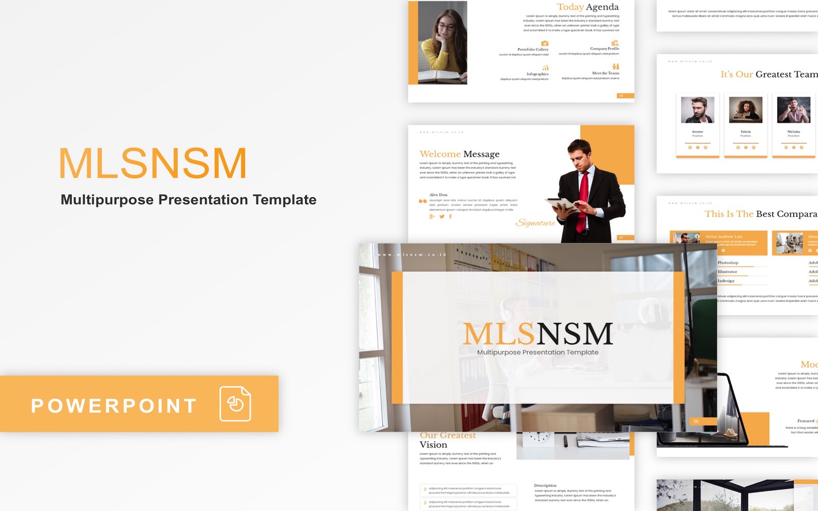 Mlsnsm - Multipurpose PowerPoint template