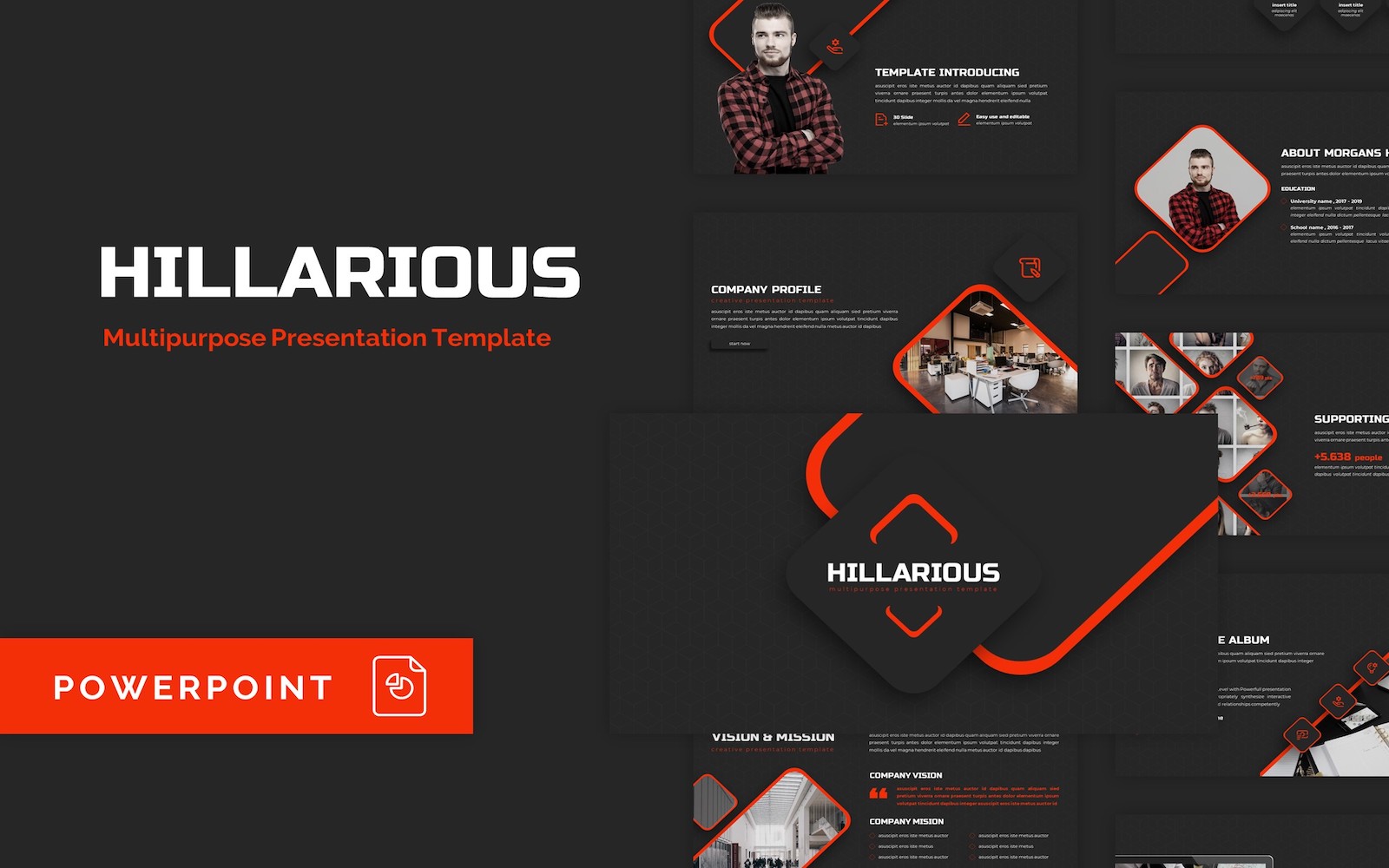 Hillarious - Multipurpose PowerPoint template