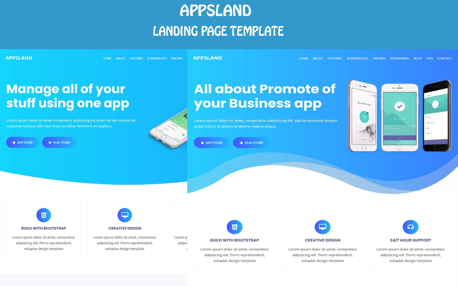 Landing Page Templates