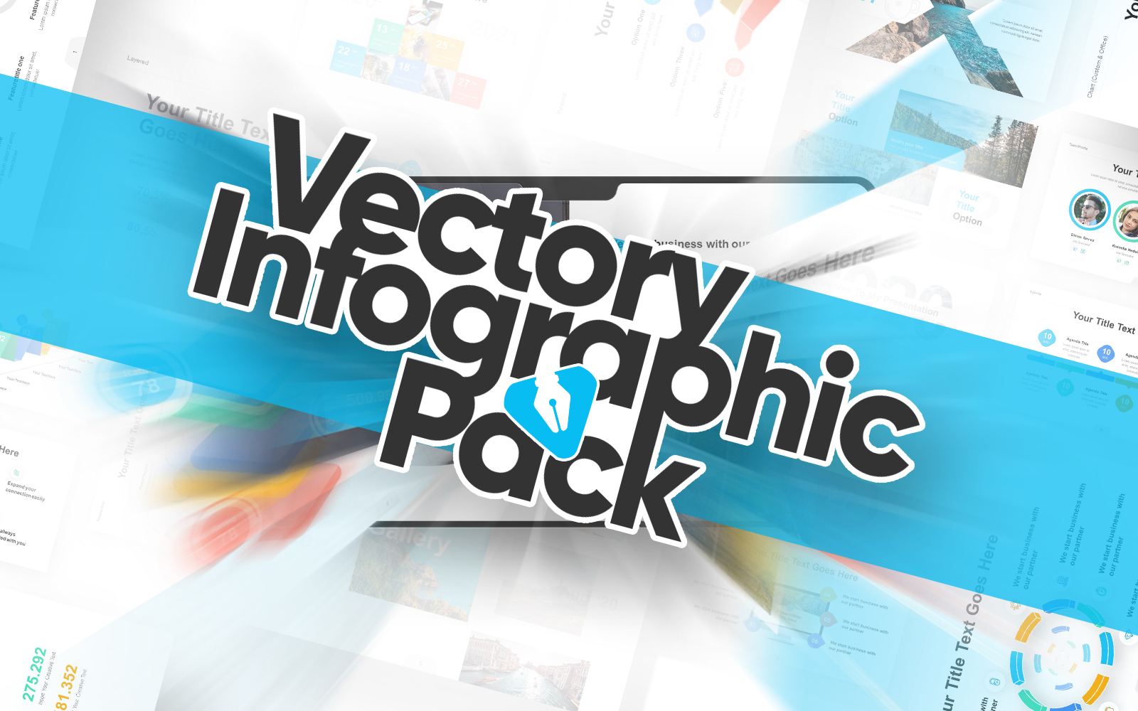 Vectory Infographic Asset Pack PowerPoint template