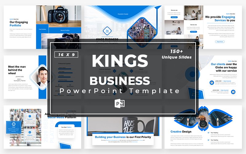 Kings Business - v2.0 PowerPoint template