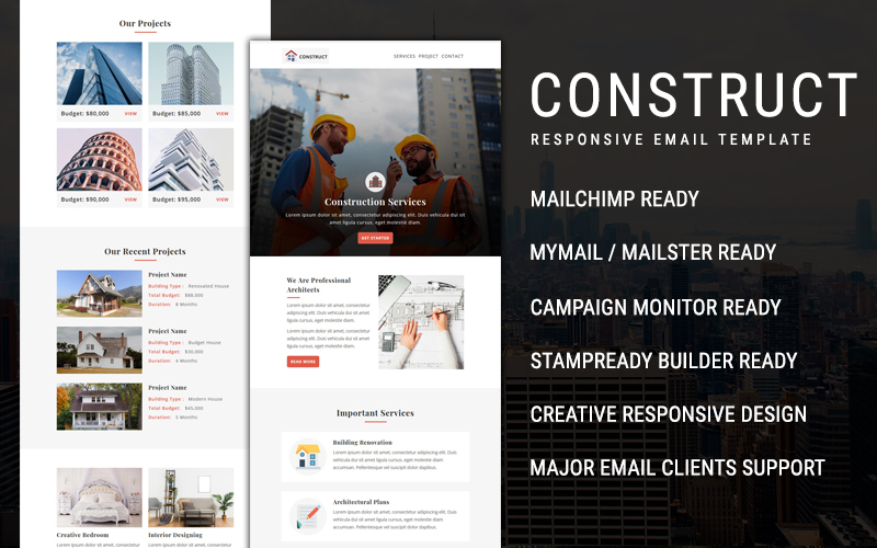 Construct  - Email Newsletter Template