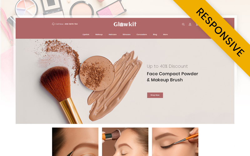 Glowkit - Beauty Store PrestaShop Responsive Theme