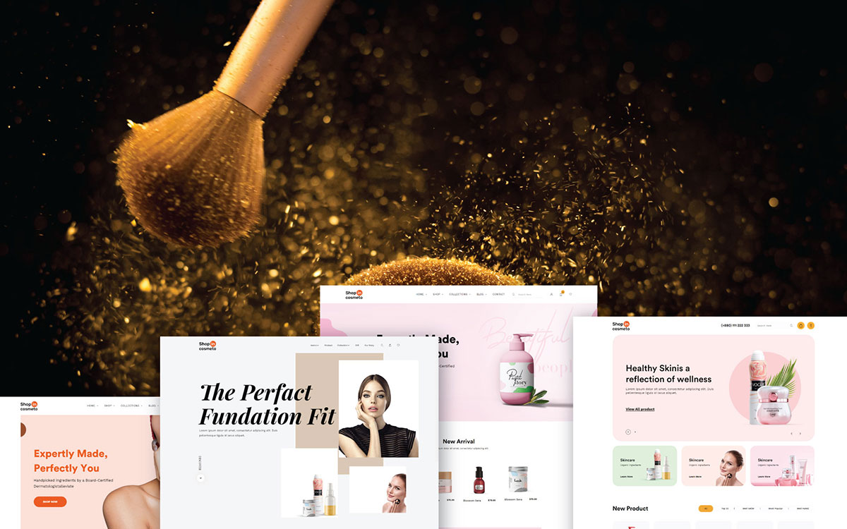 Cosmeto - Beauty & Cosmetics store HTML Website Template