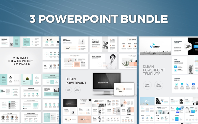 Business Presentation Bundle PowerPoint template