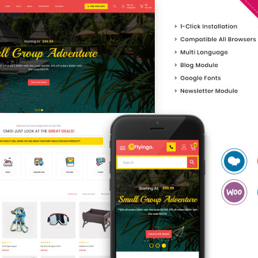 Template Turism WooCommerce #110430