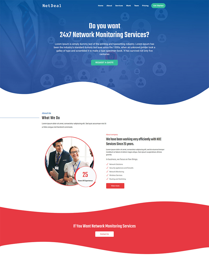 NetDeal Landing Page Template