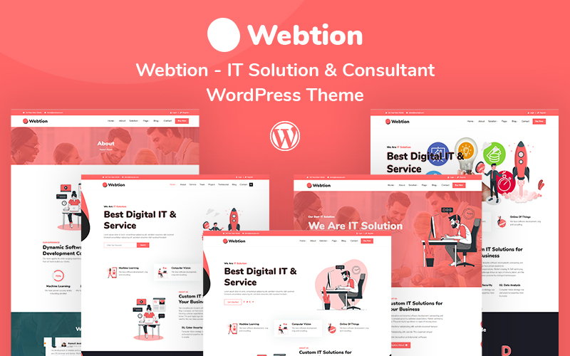 Webtion – IT Solution & Consultant Responsive WordPress Theme
