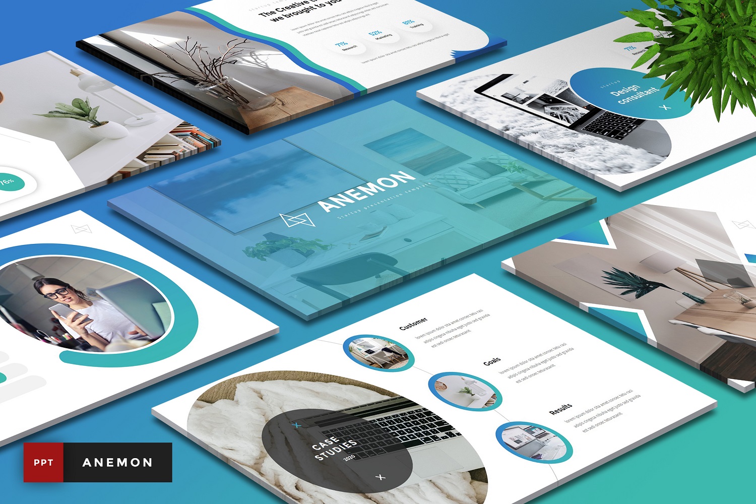 Anemon - StartUp PowerPoint template