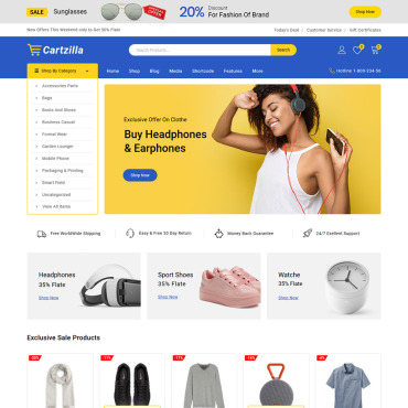 Template Electronice WooCommerce #114015
