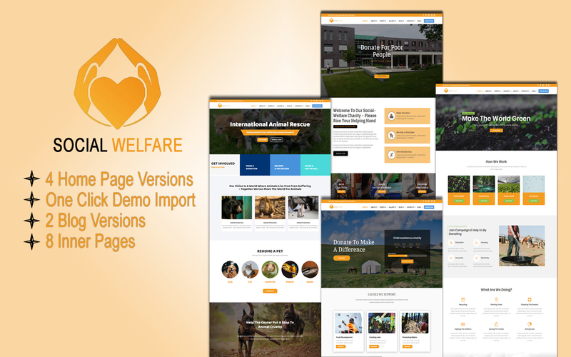 Social Welfare: Non-Profit Divi Charity WordPress Theme