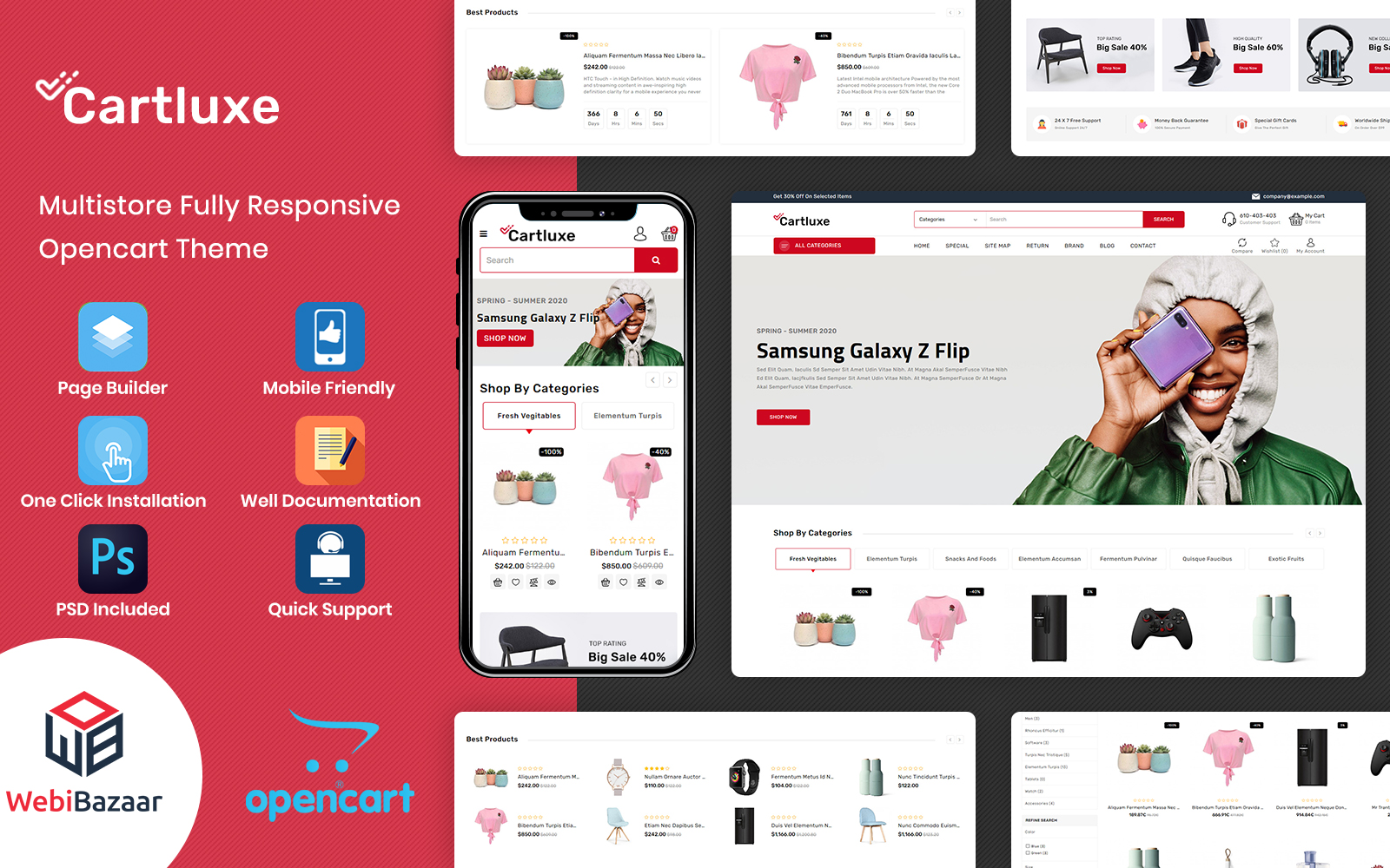 CartLuxe - Supermarket Multipurpose OpenCart Template