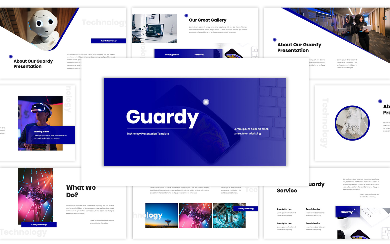 Guardy - Technology PowerPoint template