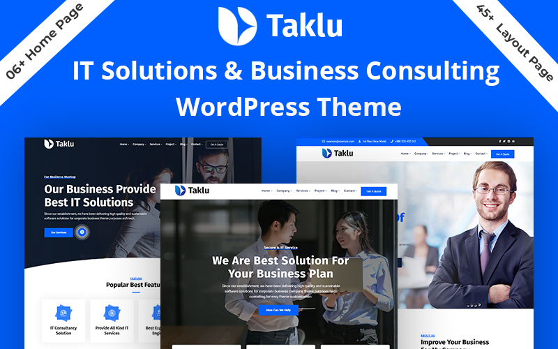 Taklu - Business & Consultant WordPress Theme