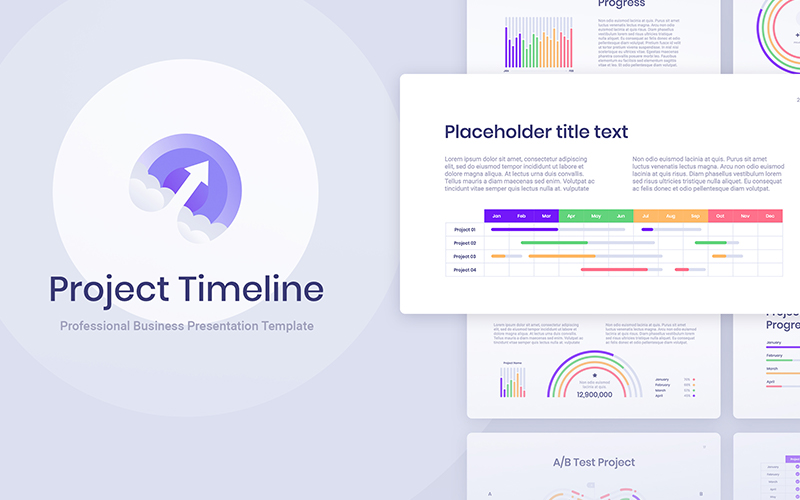 Project Timeline PowerPoint template